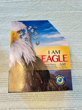 NEW Sealed Madd Capp I AM Eagle 550 Piece Shaped Jigsaw Puzzle w Poster